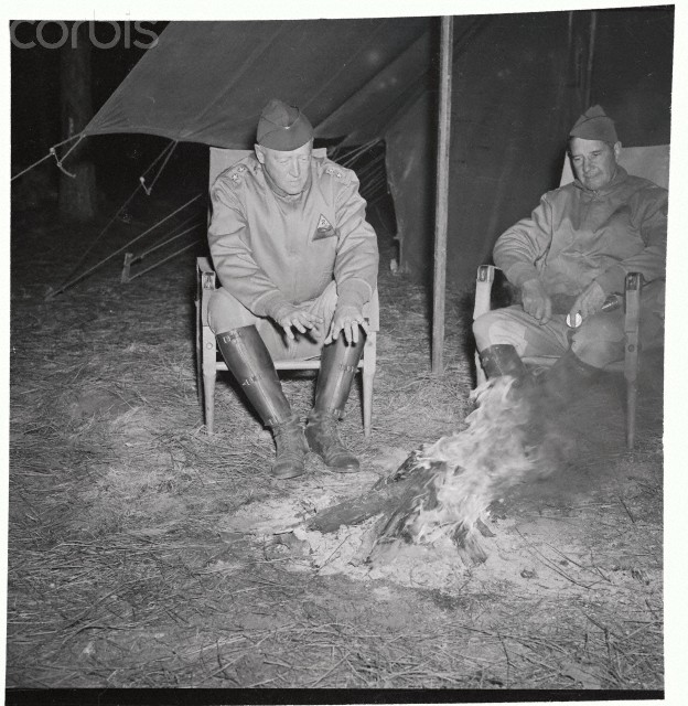 Description: patton and keyes  @  Camden, S.C. Nov. 26, 1941.jpg